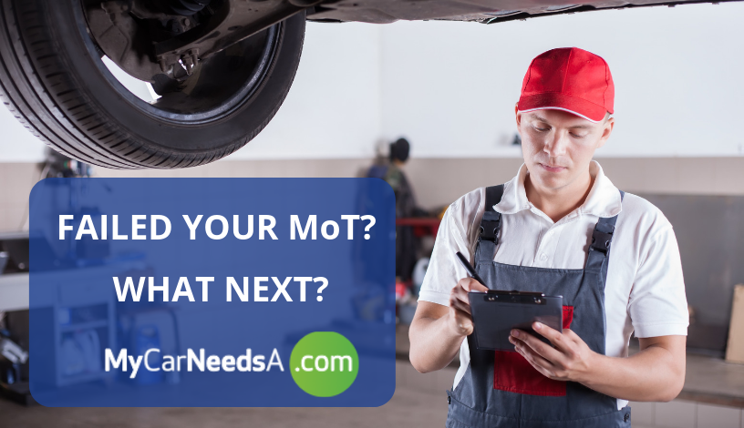 Failed Your MoT - What Next?